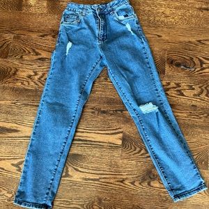 Cotton On 91 High 90’s Denim Jeans High Rise Blue Wash Size 2